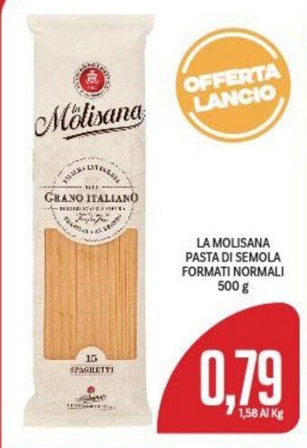 Supermercati Piccolo LA MOLISANA PASTA DI SEMOLA FORMATI NORMALI 500 g offerta