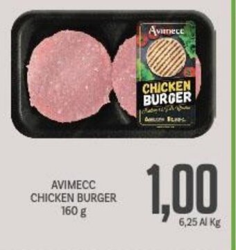 Supermercati Piccolo AVIMECC CHICKEN BURGER 160 g offerta