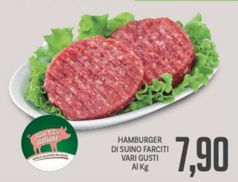 Supermercati Piccolo HAMBURGER DI SUINO FARCITI VARI GUSTI offerta