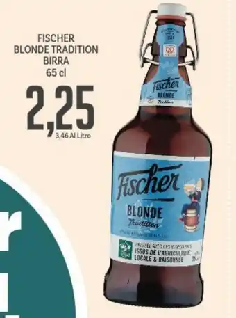 Supermercati Piccolo FISCHER BLONDE TRADITION BIRRA 65 cl offerta