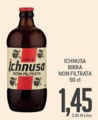 Supermercati Piccolo ICHNUSA BIRRA NON FILTRATA 50 cl offerta