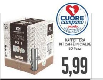 KAFFETTERA KIT CAFFÈ IN CIALDE 50 Pezzi