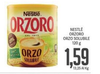 Supermercati Piccolo NESTLÈ ORZORO ORZO SOLUBILE 120 g offerta