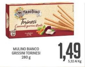 Supermercati Piccolo MULINO BIANCO GRISSINI TORINESI 280 g offerta