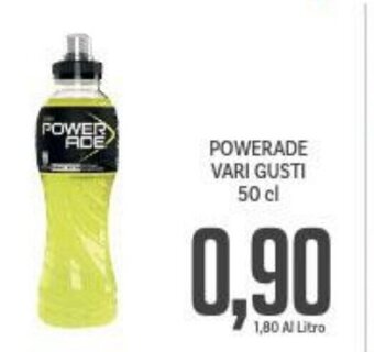 Supermercati Piccolo POWERADE VARI GUSTI 50 cl offerta