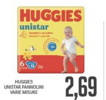 HUGGIES UNISTAR PANNOLINI VARIE MISURE