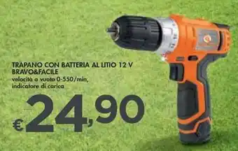 Bennet TRAPANO CON BATTERIA AL LITIO 12 V BRAVO&FACILE offerta