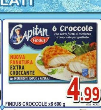 Gros Findus Pesce surgelato offerta