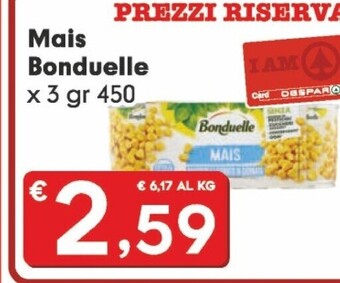 Despar Bonduelle mais offerta