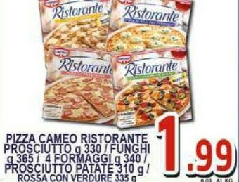 Gros Cameo Pizza Ristorante offerta