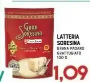Gran Risparmio Latteria Soresina Grana Padano Grattugiato Gran Soresina 100 G(ml) offerta