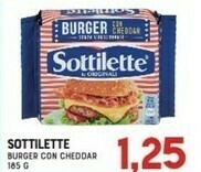 Gran Risparmio Sottilette Burger Con Cheddar offerta