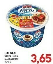 Gran Risparmio Galbani Mascarpone Santa Lucia 500 G(ml) offerta