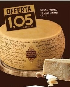 Gran Risparmio Grana Padano offerta