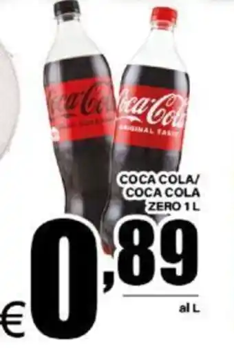 DEM COCA COLA/ COCA COLA ZERO 1L offerta