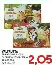 Gran Risparmio Valfrutta Triangolini Succhi Di Frutta offerta