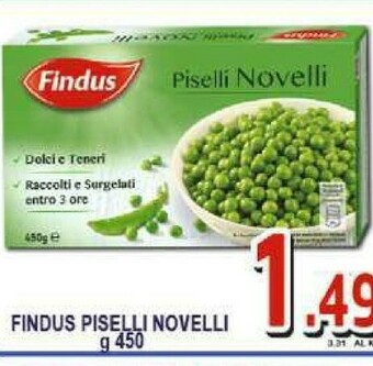 Sacoph Findus Piselli offerta
