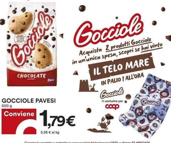 Coop GOCCIOLE PAVESI 500 g offerta