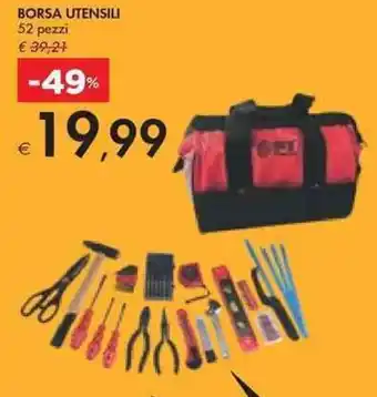 Bennet BORSA UTENSILI 52 pezzi offerta