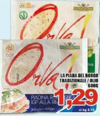 Sacoph Del borgo Piadine offerta