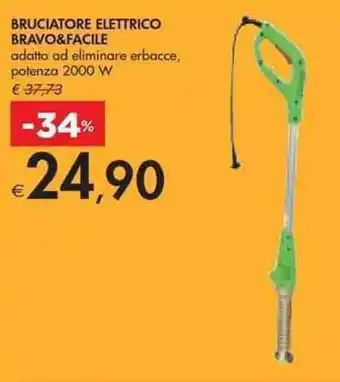 Bennet BRUCIATORE ELETTRICO BRAVO&FACILE 2000W offerta