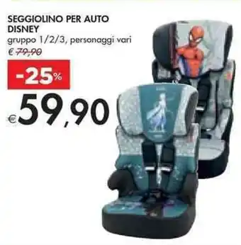 Bennet SEGGIOLINO PER AUTO DISNEY offerta
