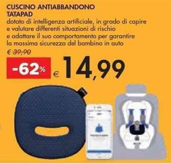 Bennet CUSCINO ANTIABBANDONO TATAPAD offerta