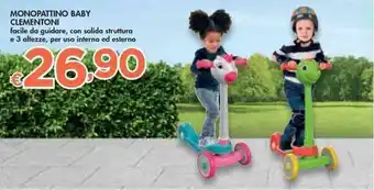 Bennet MONOPATTINO BABY CLEMENTONI offerta
