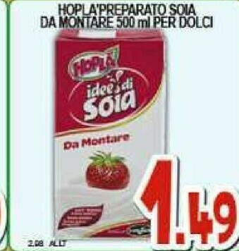 Sacoph Hoplà Panna offerta