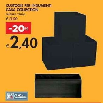 Bennet CUSTODIE PER INDUMENTI CASA COLLECTION offerta