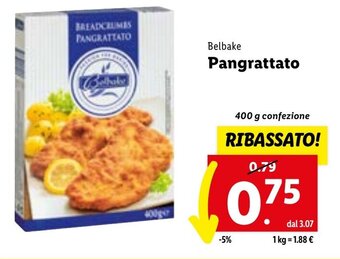 Lidl Belbake Pangrattato 400 g confezione offerta