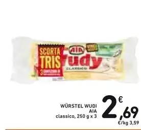 Spazio Conad Aia wurstel wudi offerta
