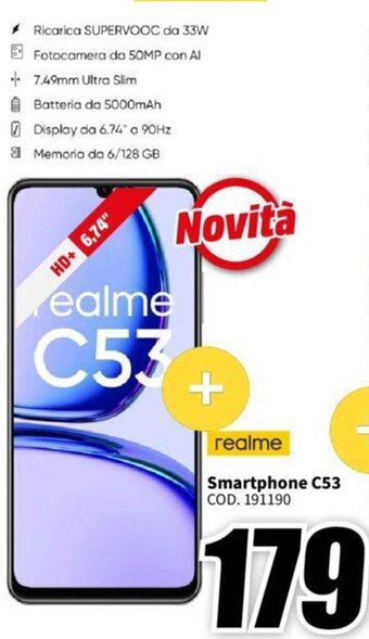 MediaWorld realme Smartphone C53 offerta