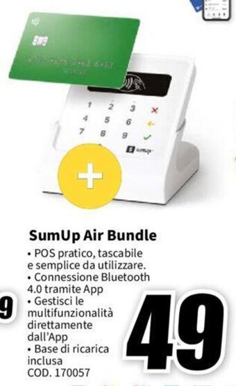 MediaWorld SumUp Air Bundle offerta