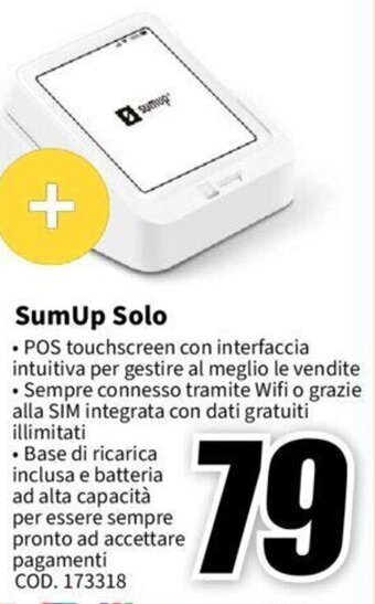 MediaWorld SumUp Solo offerta
