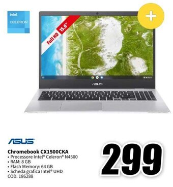 MediaWorld ASUS Chromebook CX1500CKA offerta
