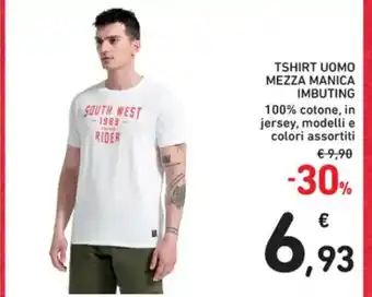Spazio Conad TSHIRT UOMO MEZZA MANICA IMBUTING offerta