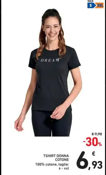 Spazio Conad TSHIRT DONNA COTONE xxl offerta