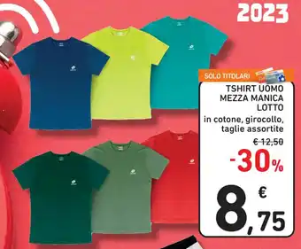 Spazio Conad TSHIRT UOMO MEZZA MANICA LOTTO offerta