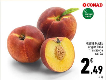 Conad Superstore PESCHE GIALLE offerta