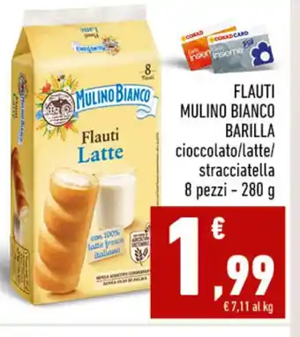 Conad Superstore FLAUTI MULINO BIANCO BARILLA 8 pezzi - 280 g offerta