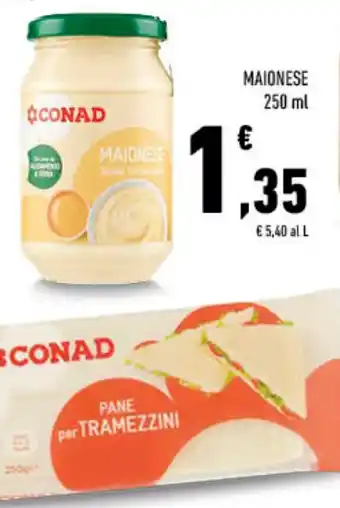 Conad Superstore MAIONESE 250 ml offerta
