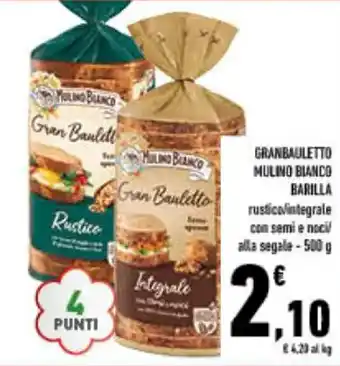Conad Superstore GRANBAULETTO MULINO BIANCO BARILLA 500 g offerta