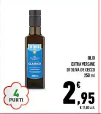Conad Superstore OLIO EXTRA VERGINE 250 ml offerta