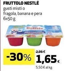 Coop Nestlè fruttolo offerta