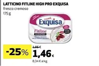 Coop Exquisa latticino fitline high pro offerta