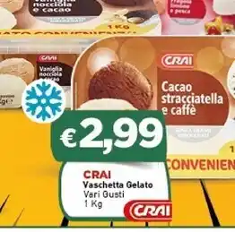 Crai Crai vaschetta gelato offerta