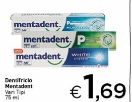 Crai Mentadent dentifricio offerta