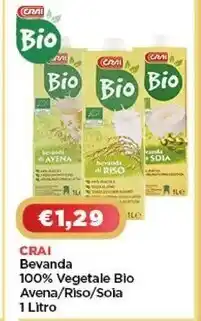 Crai bevanda 100% vegetale bio soia