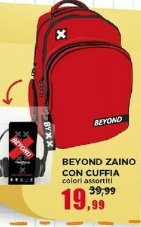 Beyond Zaino Con Cuffia